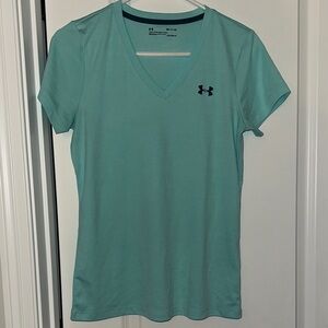 Under Armour Women's Aqua V-Neck Tee